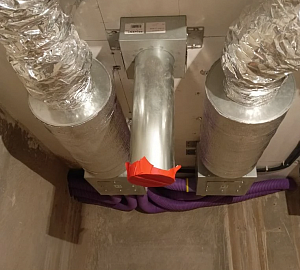 Монтаж приточно-вытяжной вентиляционной установки Vaillant