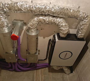 Монтаж приточно-вытяжной вентиляционной установки Vaillant